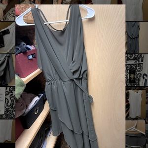 Dressforum olive wrap style dress